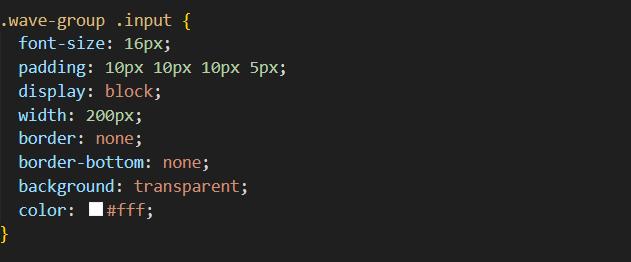 Wave input label animation diagram